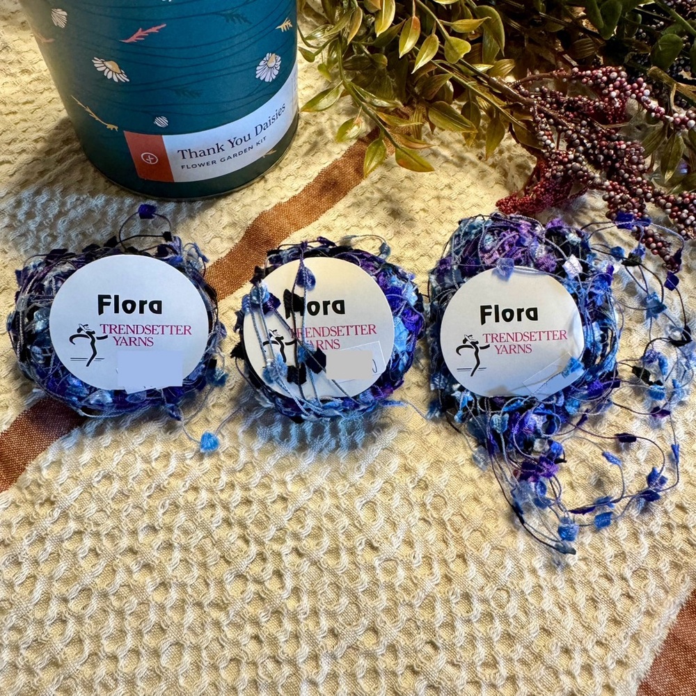Trendsetter Yarns Flora in Purple and Blue